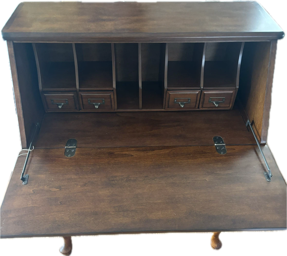 Wooden Secretary Desk with Drawers - photo 2