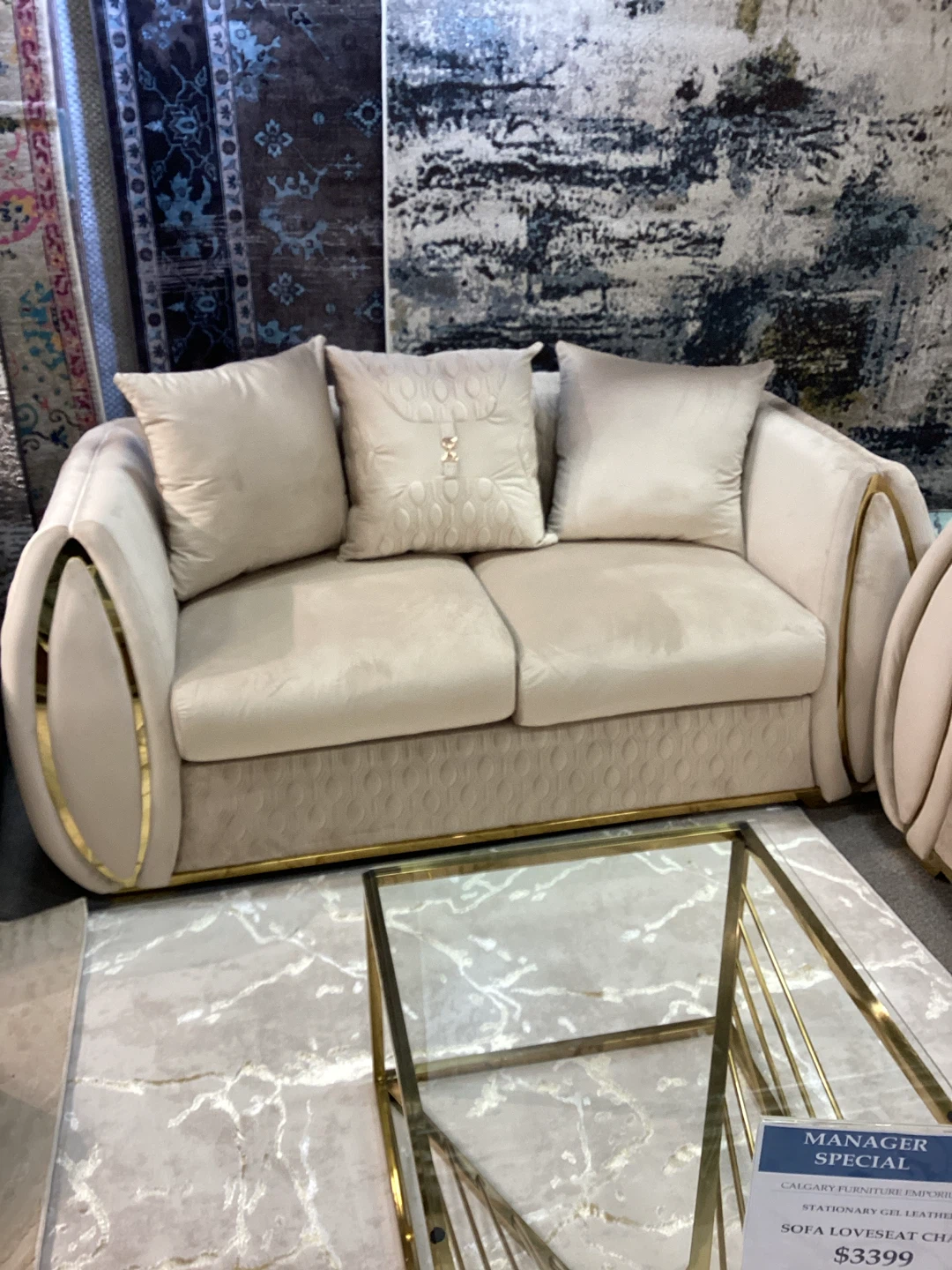 Calgary Furniture Emporium Loveseat Chair
