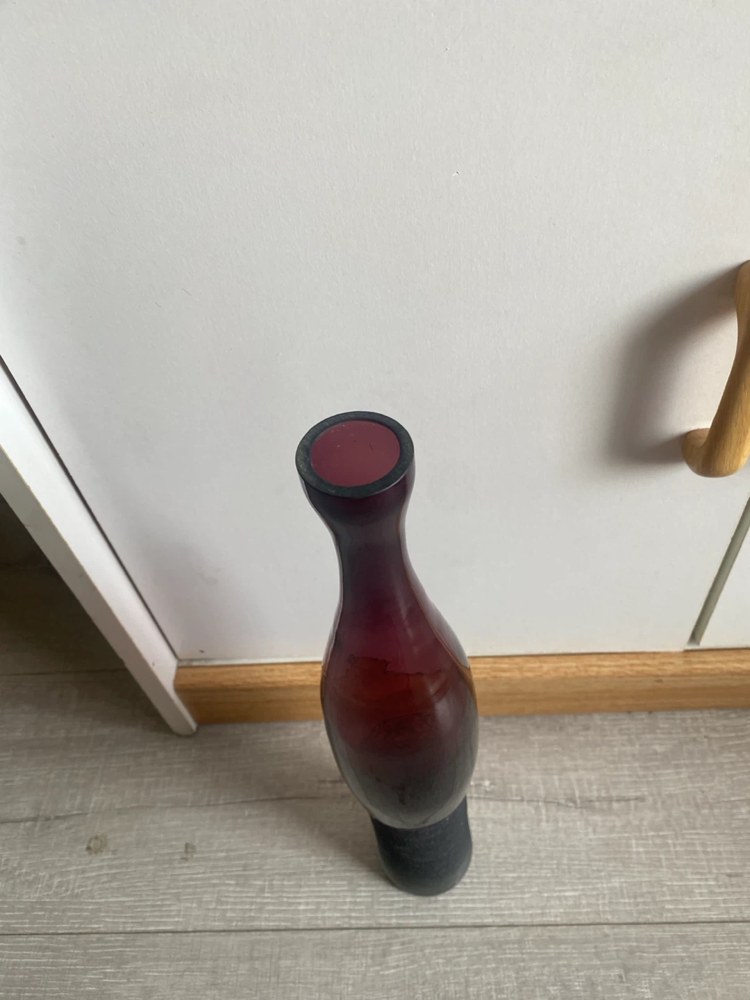 Tall Purple Art Glass Decorative Vase – 40 cm (16”) - photo 3