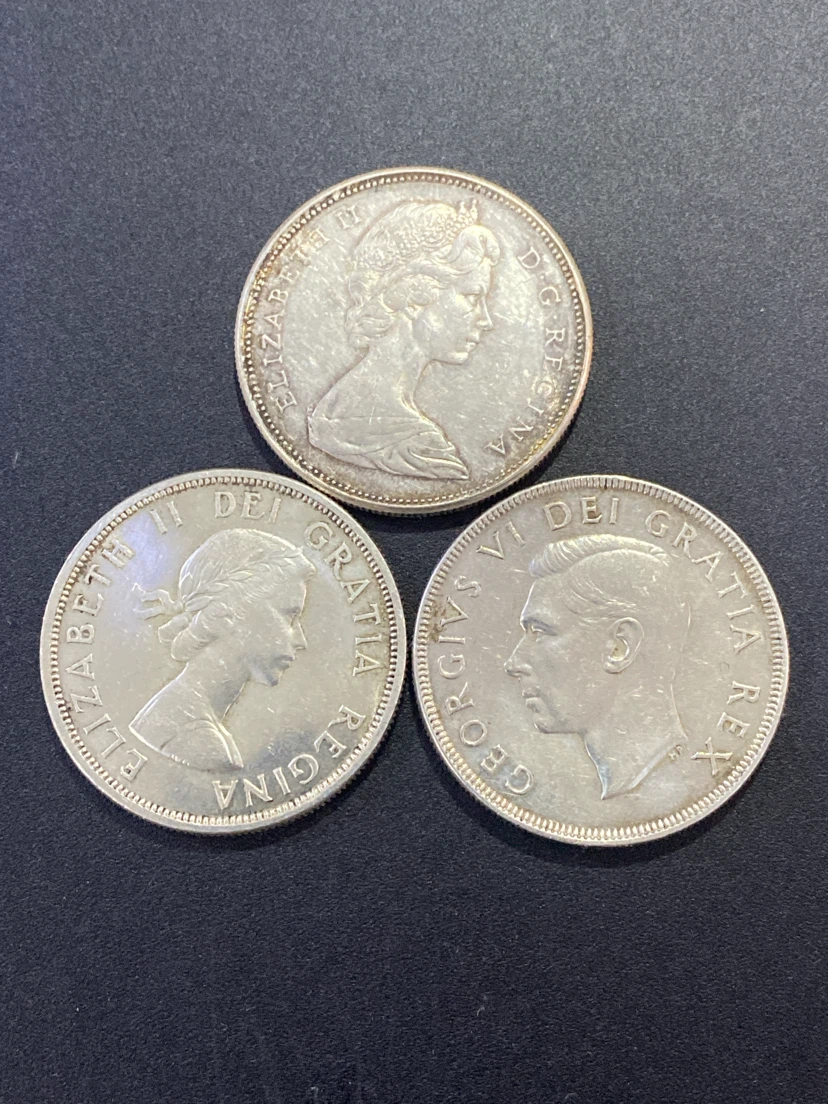Canada Dollar Coins - 1951, 1958, 1967 - photo 3