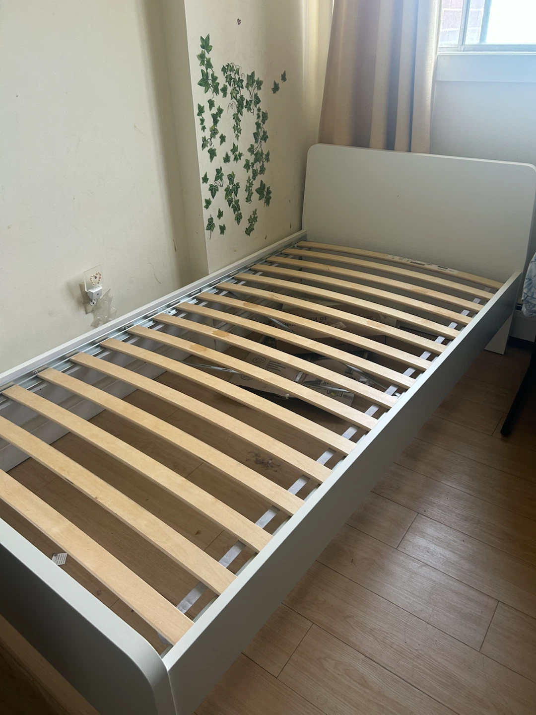White Single Bed Frame - photo 2