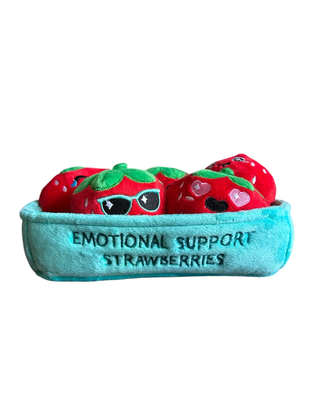 Emotional Support Strawberries Plush Toy Set - photo 2
