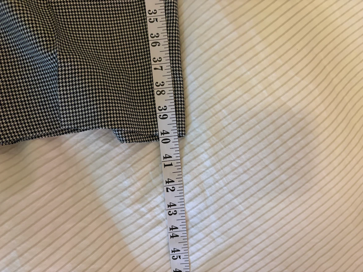 Grey Plaid Pleated Dress Pants - photo 4