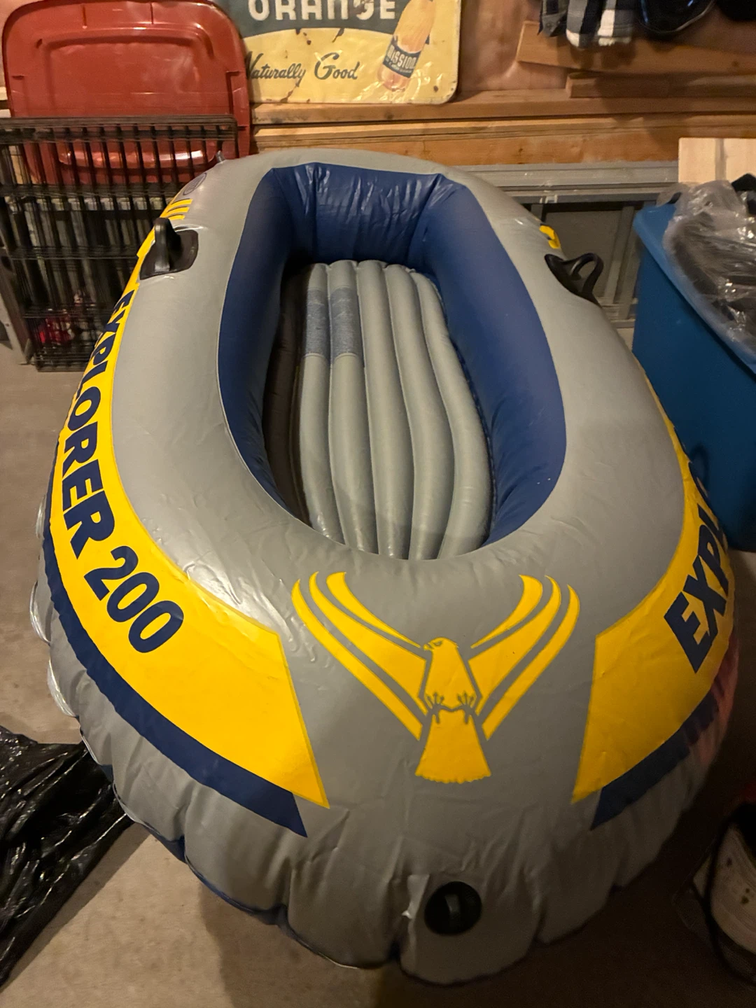 Intex Explorer 200 Boat Set with Oars and Pump