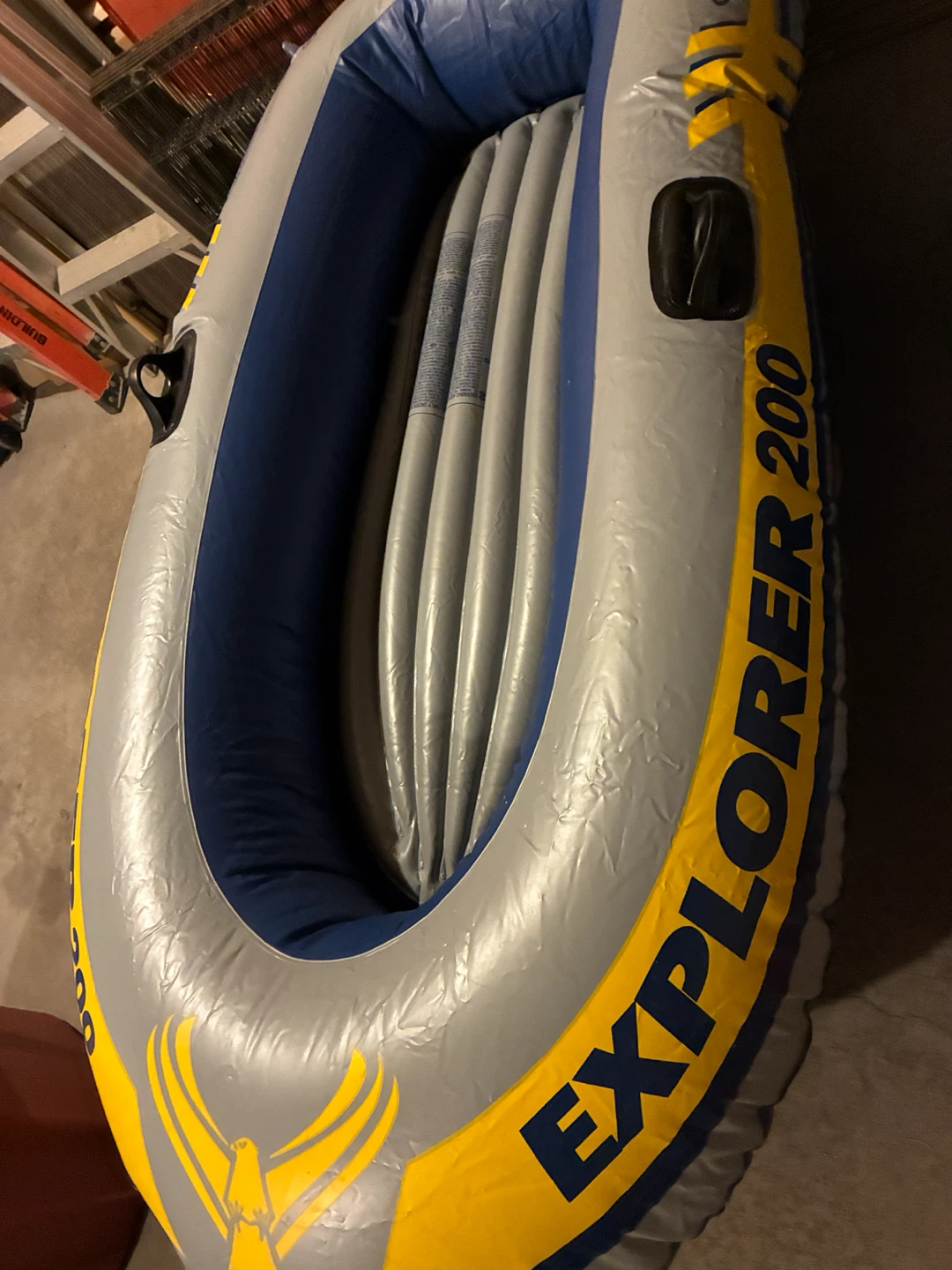 Intex Explorer 200 Boat Set with Oars and Pump - photo 2