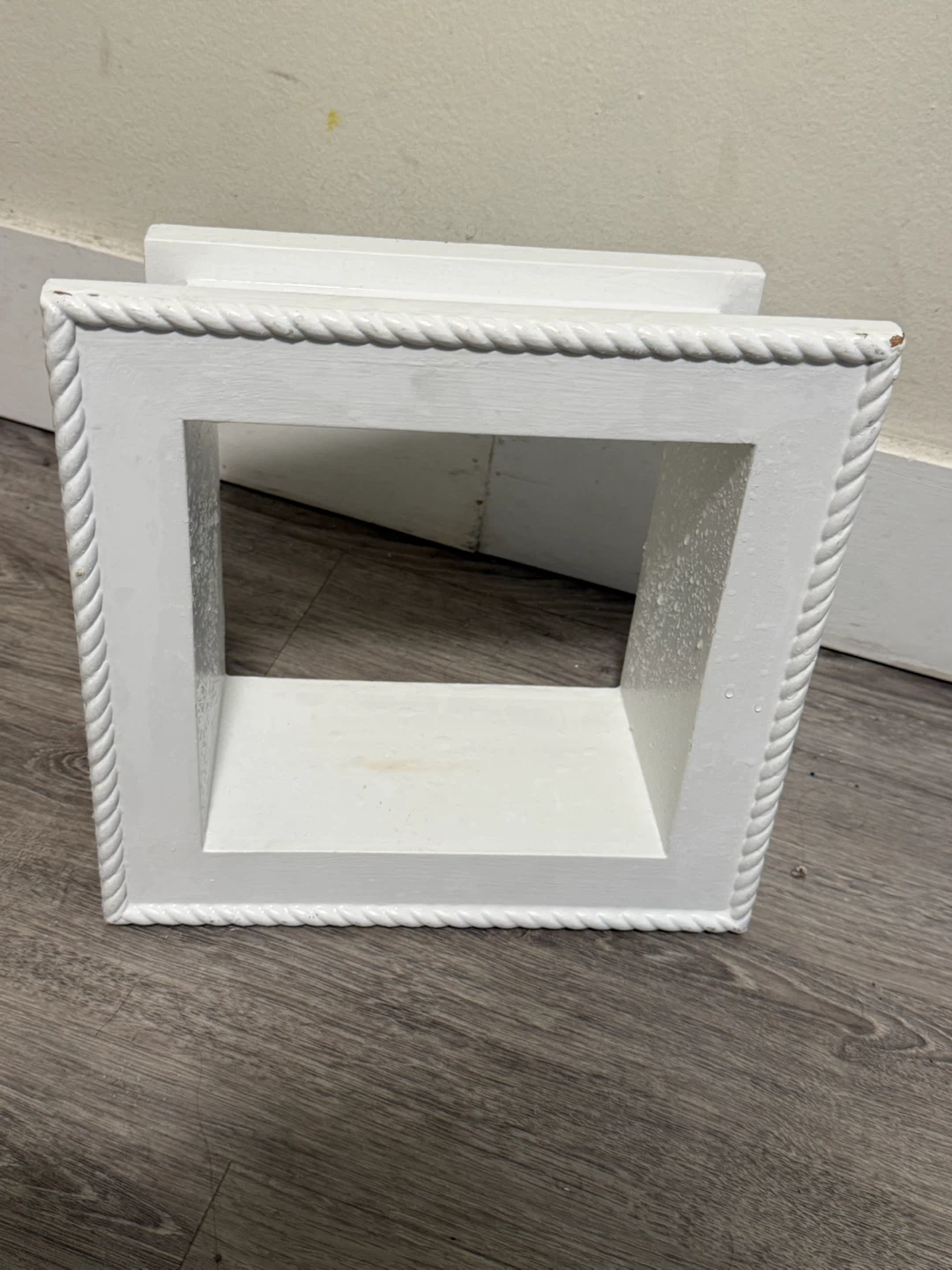White Square Display Shelf - photo 4