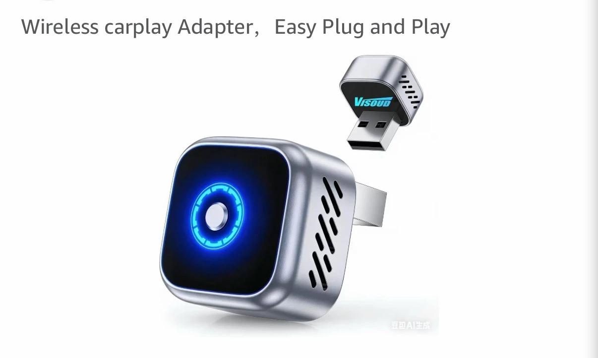 Ultra Mini Wireless Android Auto & CarPlay Adapter