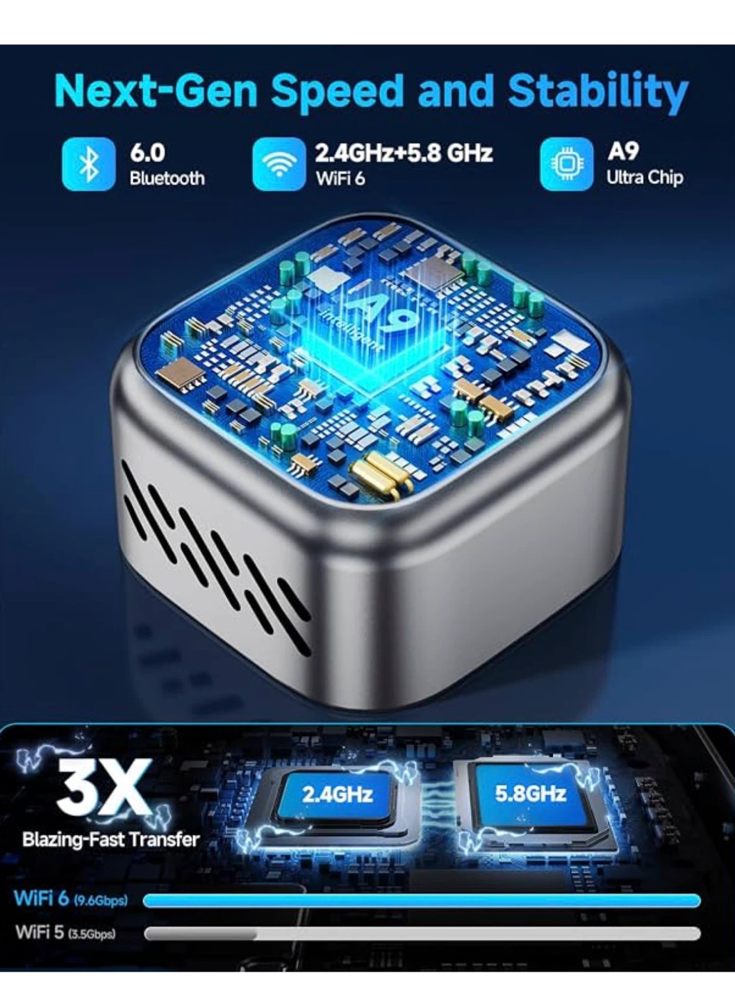 Ultra Mini Wireless Android Auto & CarPlay Adapter - photo 5