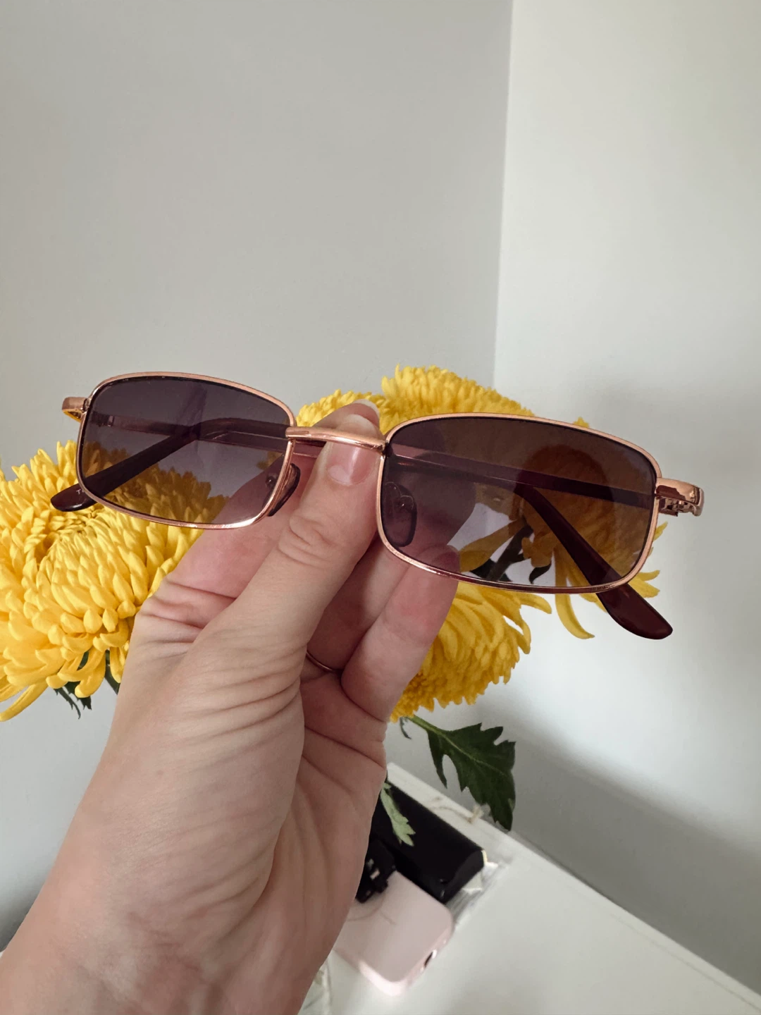Rose Gold Sunglasses