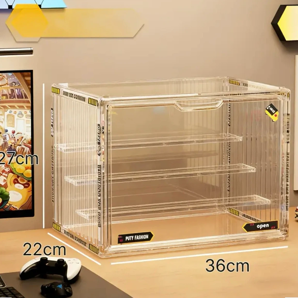 🆕 Acrylic Display Box with Shelves