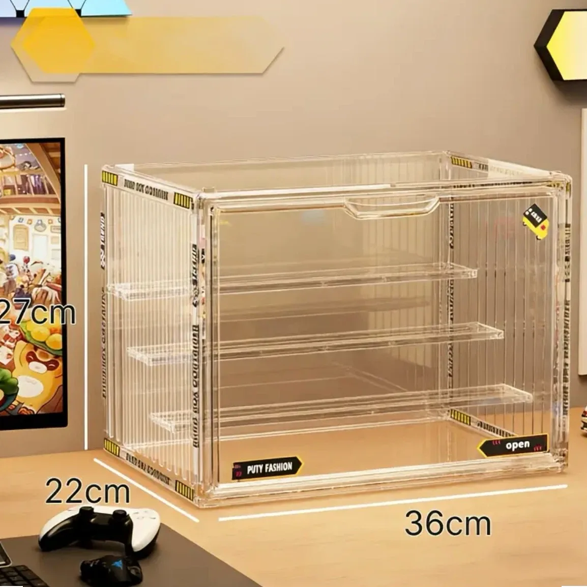 🆕 Acrylic Display Box with Shelves