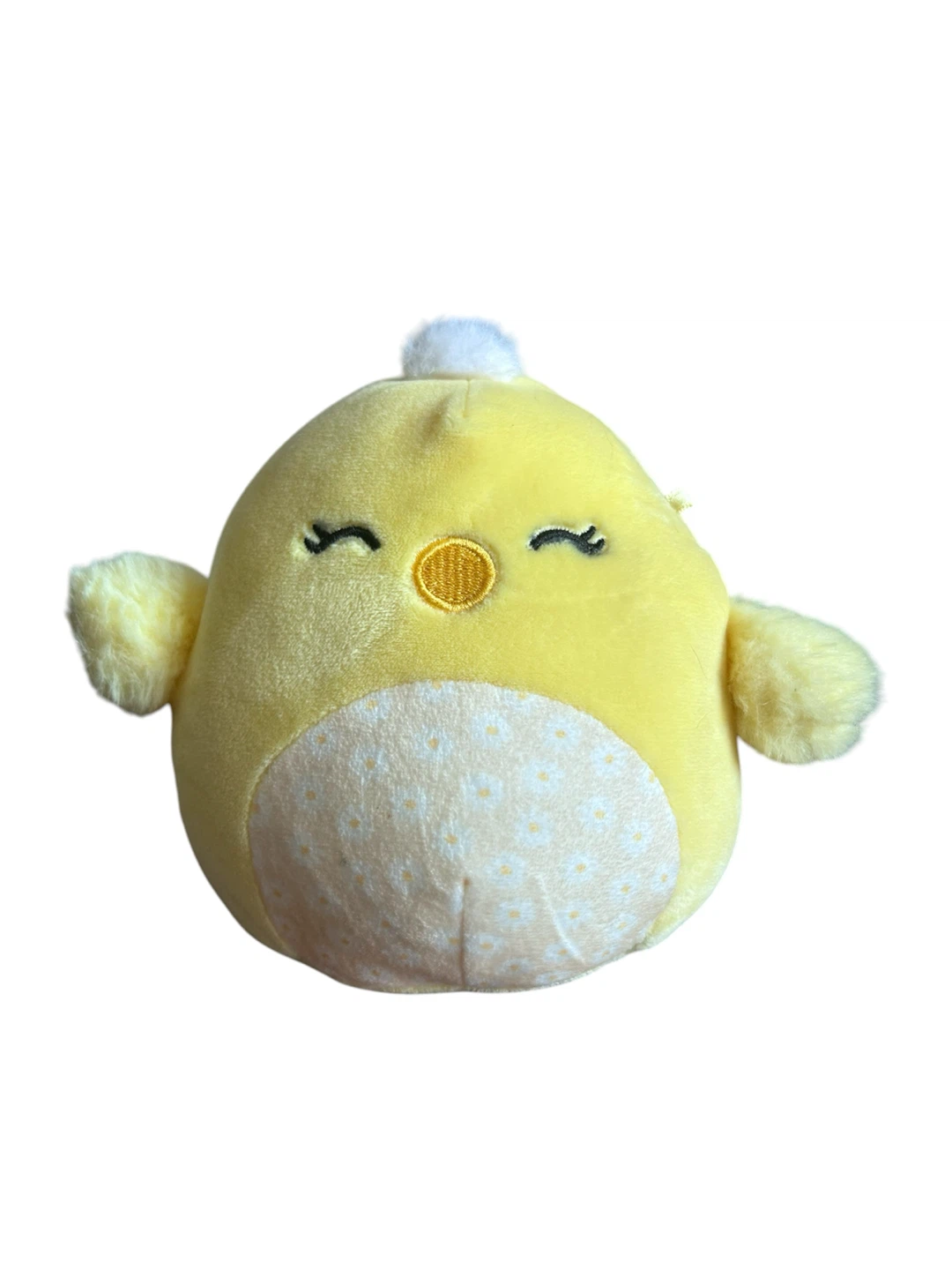 Squishmallows Yellow Aimee Chick Flower Floral Plush Toy