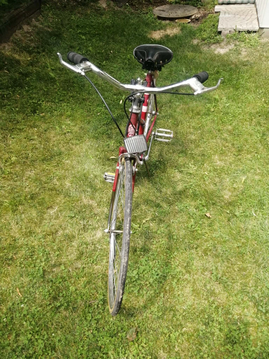 Antique 27''size road bike bicycle. brand new tires&inner tubes - photo 2