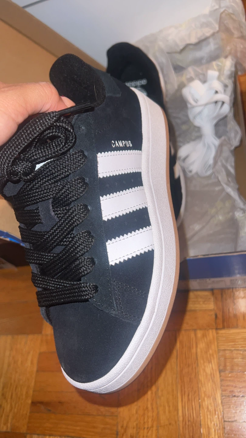Adidas Campus 00s I Black White Sneakers Size 4
