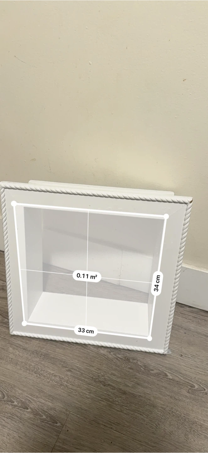 White Square Display Shelf - photo 5