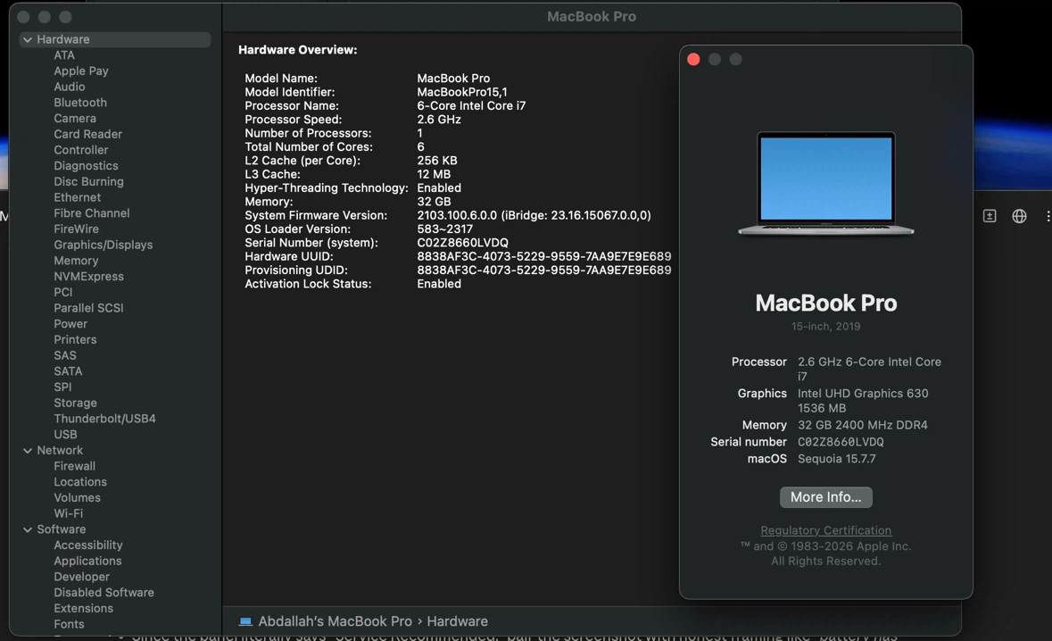 MacBook Pro 15" 2019, 32GB RAM, 1TB SSD - photo 4