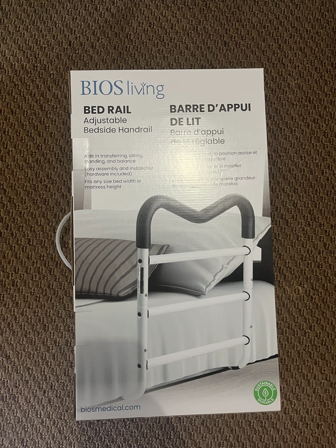 BIOS Living Adjustable Bed Rail - photo 2