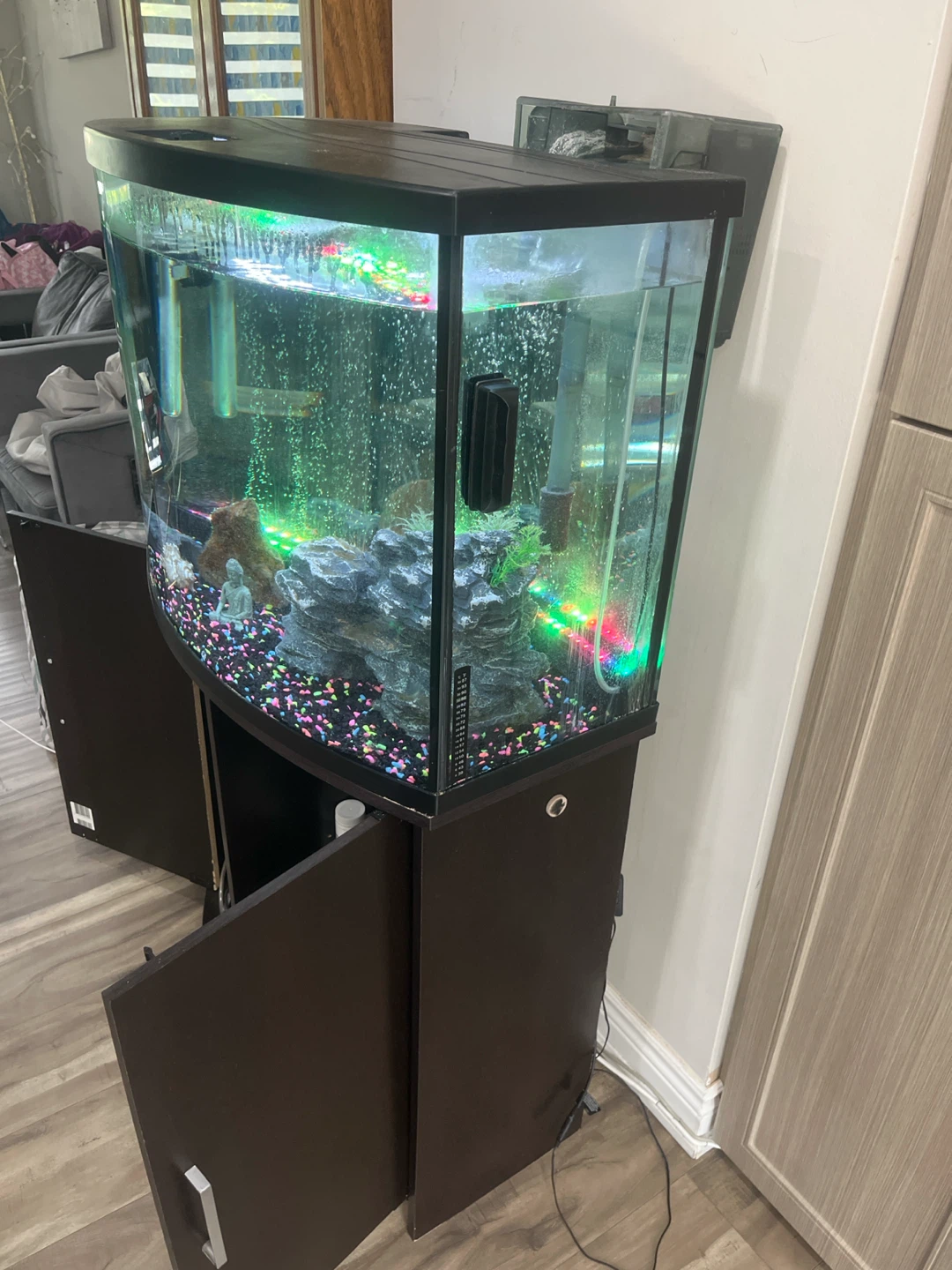 Curved Aquarium with Stand and Accessories - photo 2