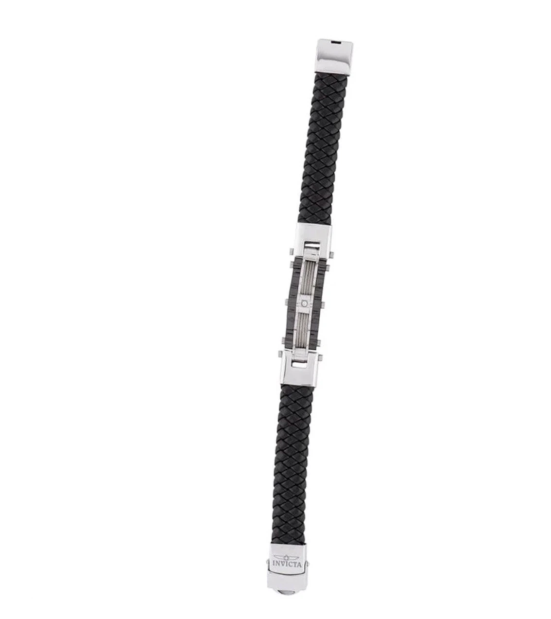 Invicta Men's Bracelet - Titanium, Leather & Stainless Steel - photo 2