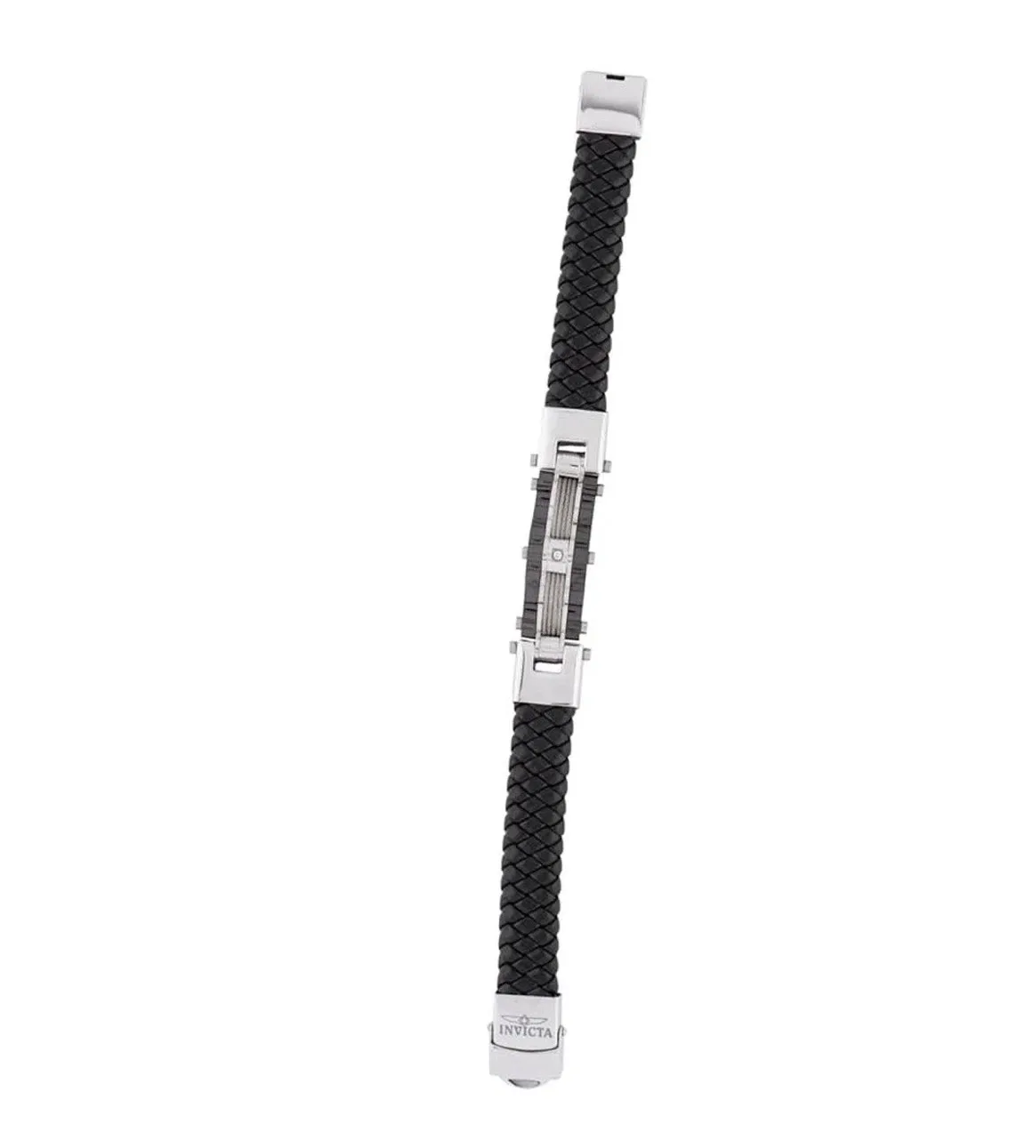 Invicta Men's Bracelet - Titanium, Leather & Stainless Steel - photo 2