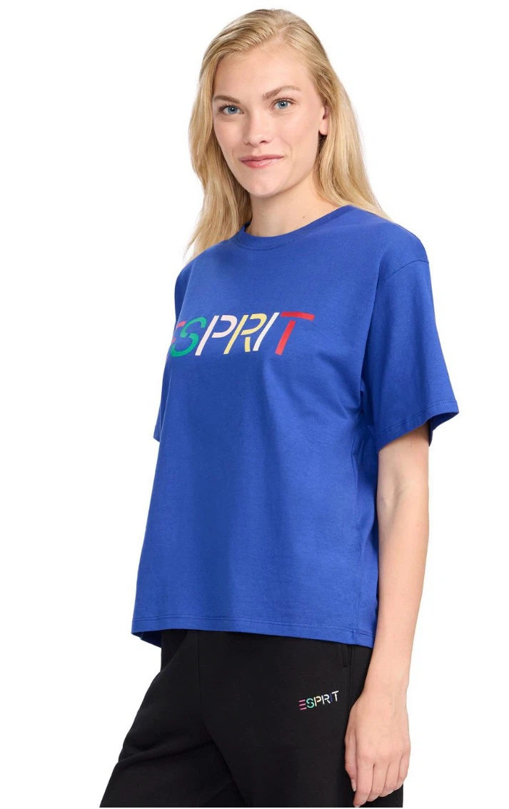 ESPRIT Women's Logo Crewneck Tshirt, Retro 80s - Size Medium - photo 4