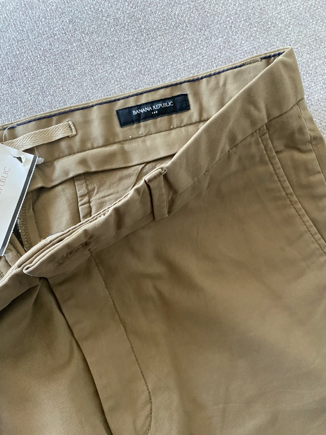 Banana Republic Chino Skinny Fit Pants Beige Size 34 - photo 3