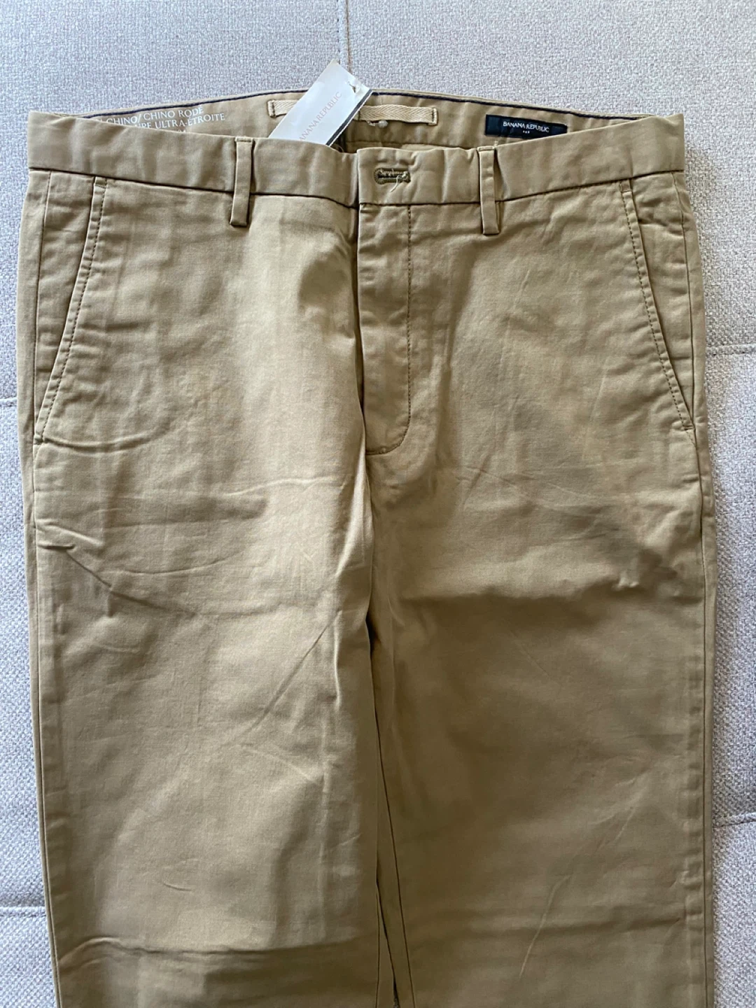 Banana Republic Chino Skinny Fit Pants Beige Size 34