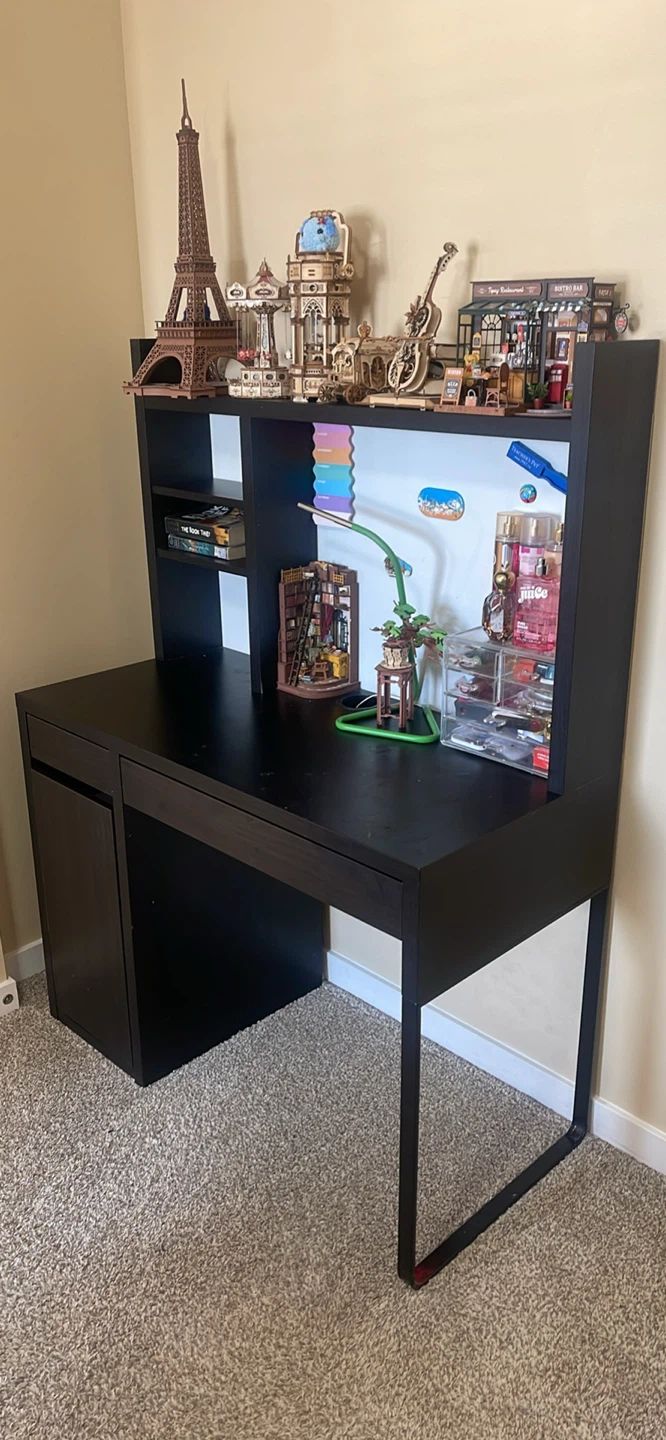 IKEA MICKE Desk with Add-on Unit