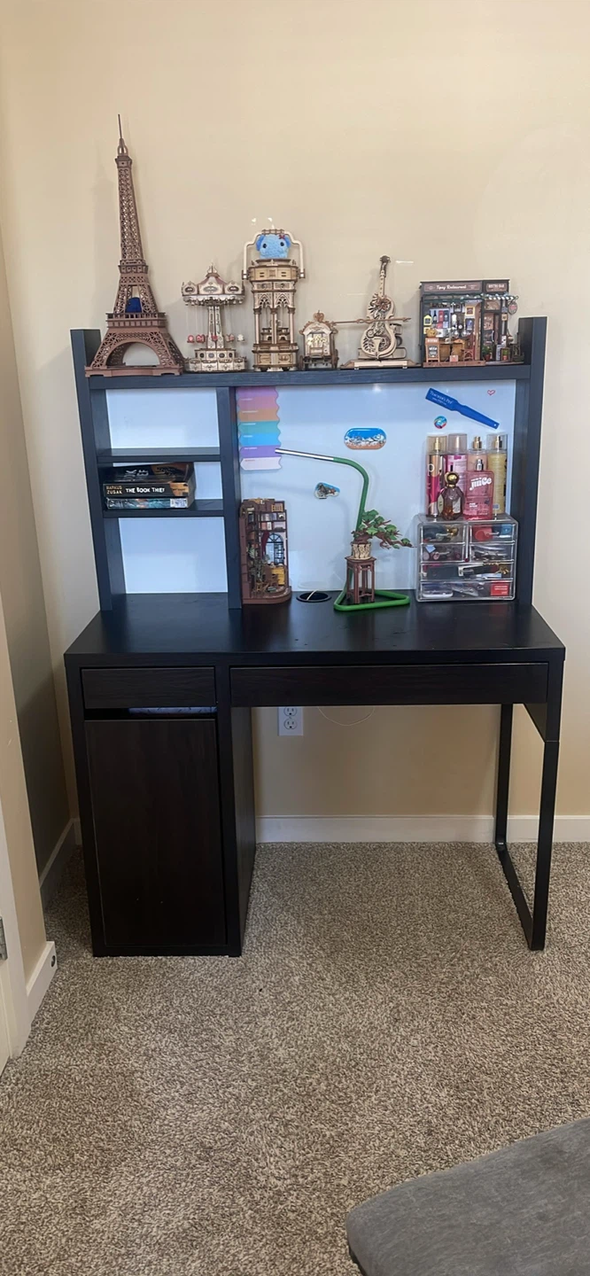 IKEA MICKE Desk with Add-on Unit - photo 2