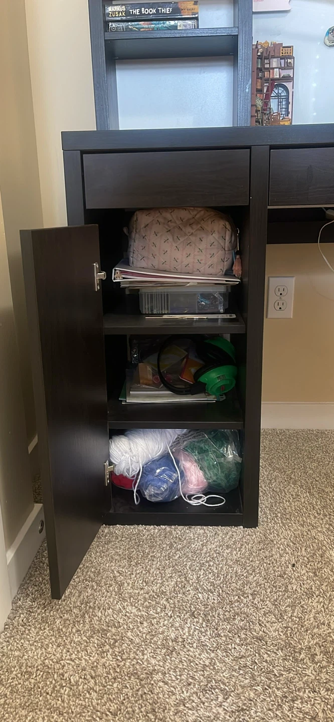 IKEA MICKE Desk with Add-on Unit - photo 4