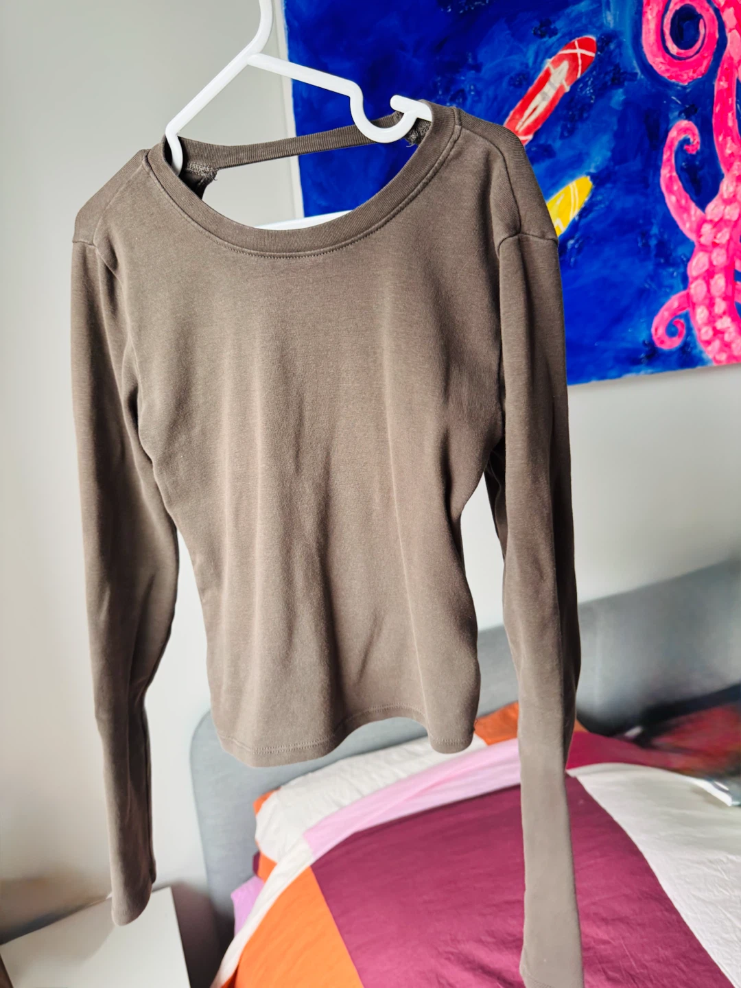 Aritzia Long Sleeve Twist Back Top - photo 2