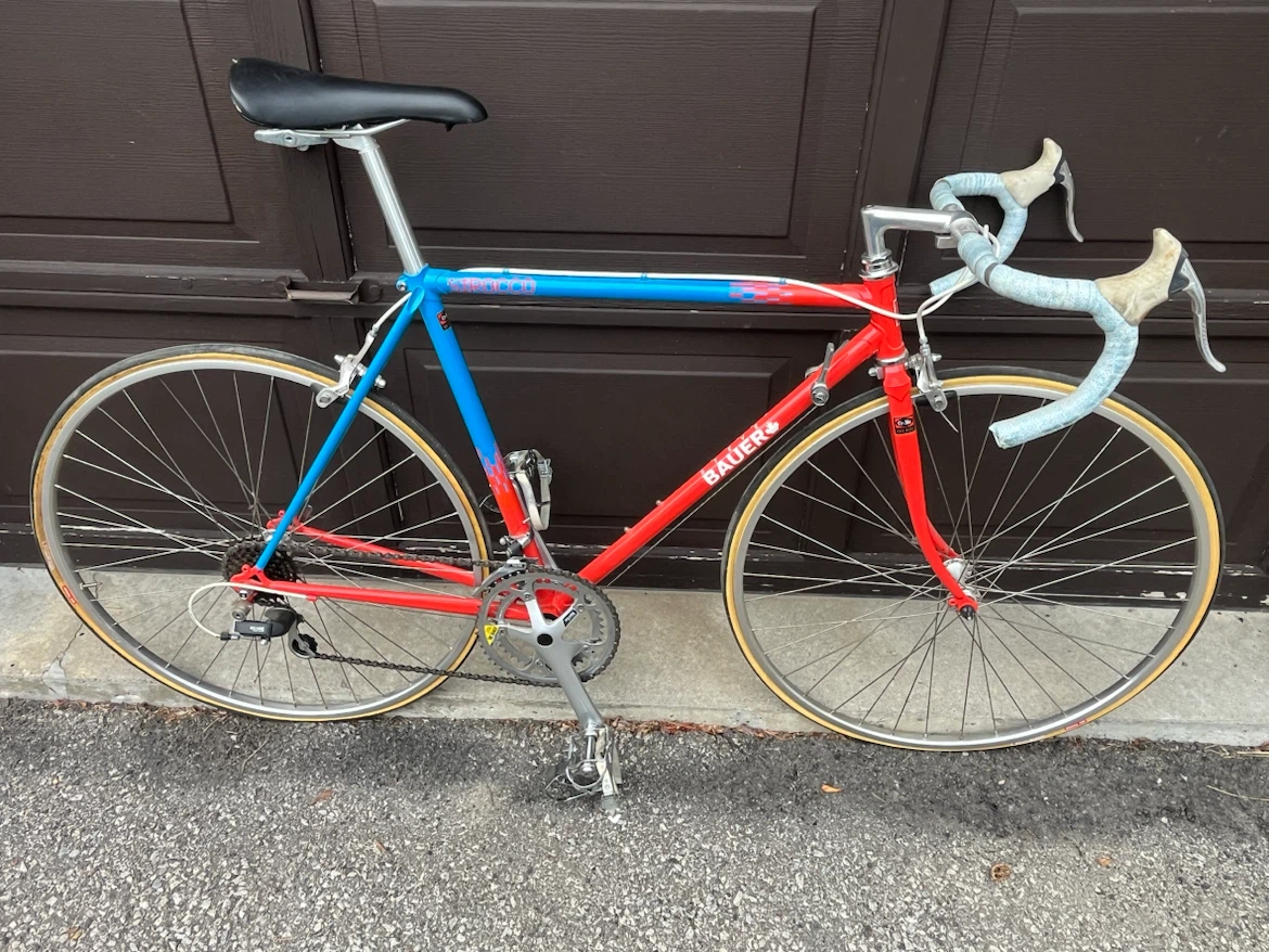 Steve Bauer Sirocco Road Bike - Red and Blue