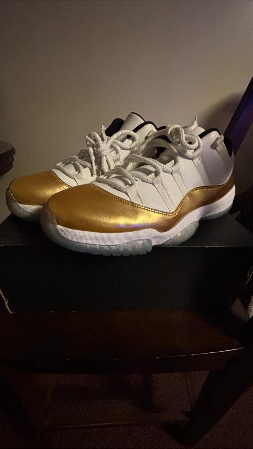Air Jordan 11 Low White Gold - photo 3