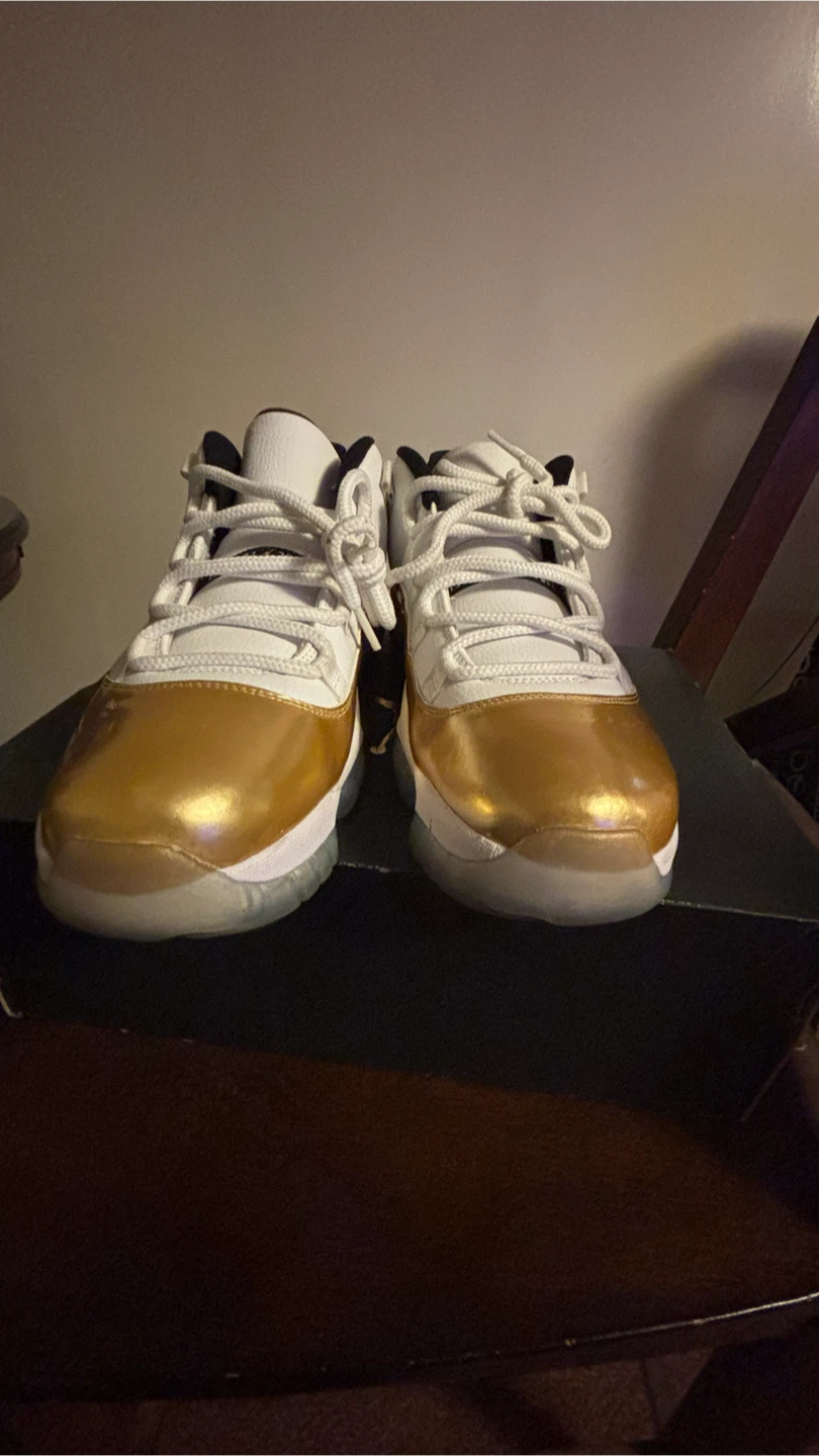 Air Jordan 11 Low White Gold - photo 4