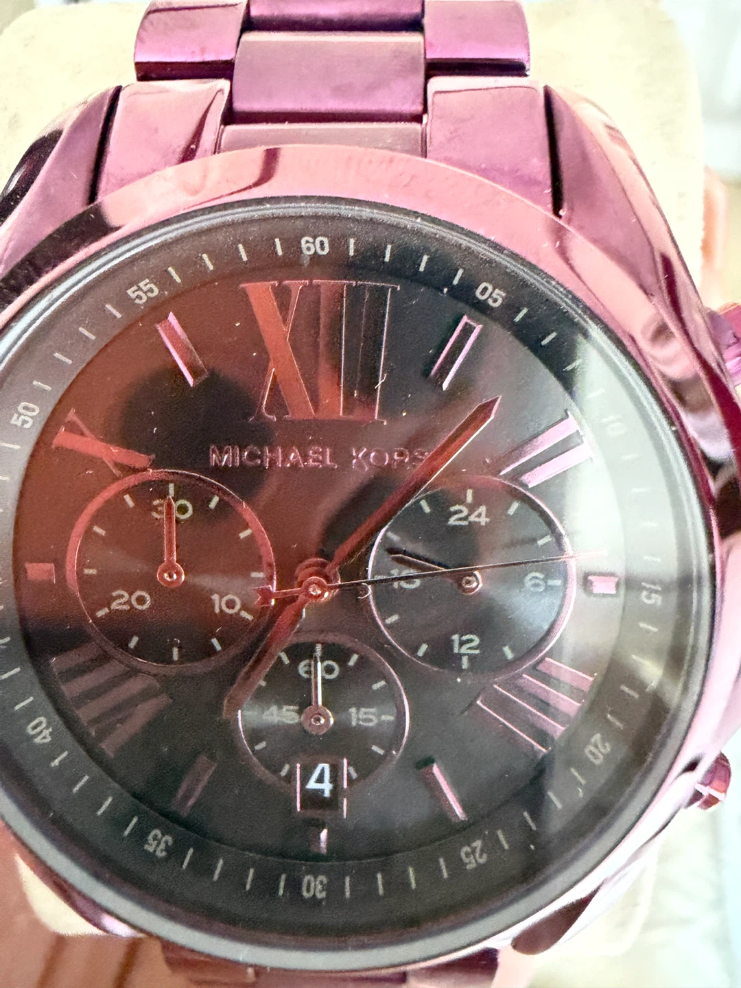 Michael Kors Purple Chronograph Watch - photo 2