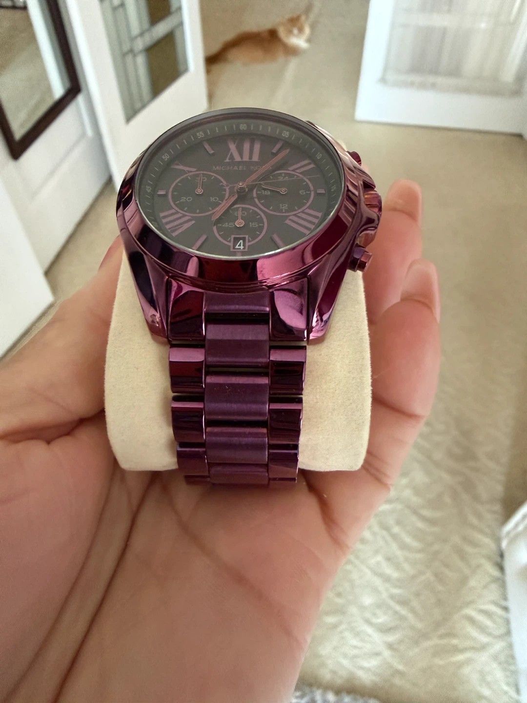 Michael Kors Purple Chronograph Watch - photo 3