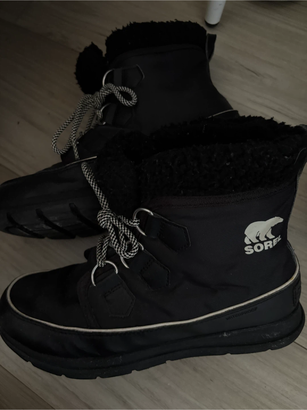 Sorel Black Waterproof Winter Boots