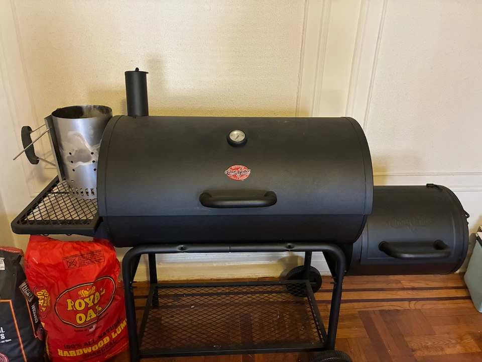 Char-Griller Smokin' Champ Charcoal Grill and Smoker