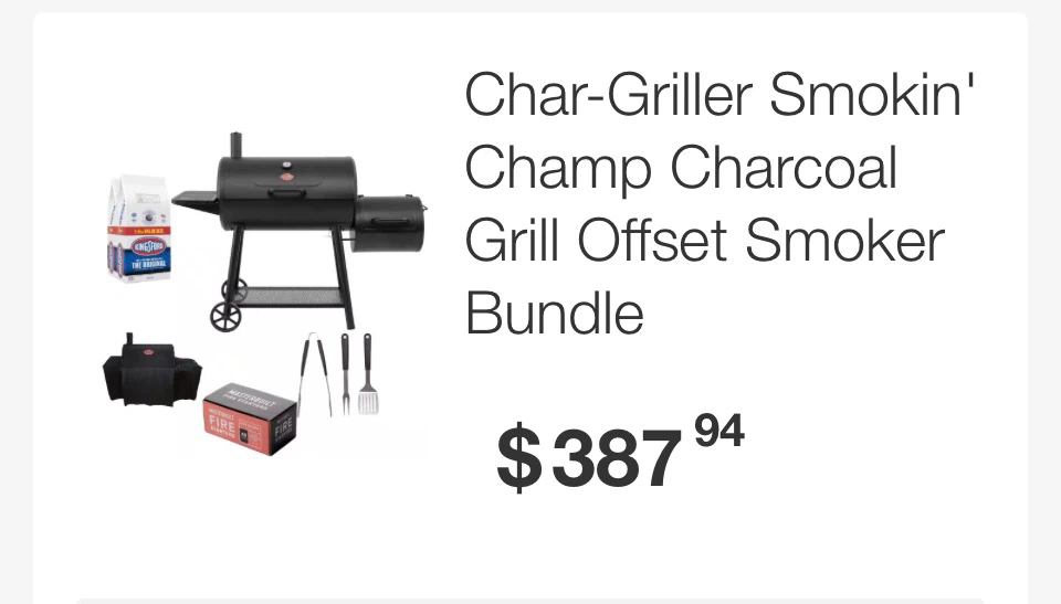 Char-Griller Smokin' Champ Charcoal Grill and Smoker - photo 3