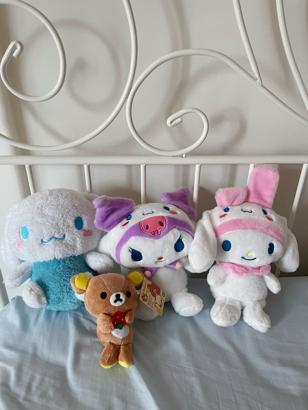 Sanrio Plush Toys - Cinnamoroll, Melody, Kuromi, and Rilakkuma