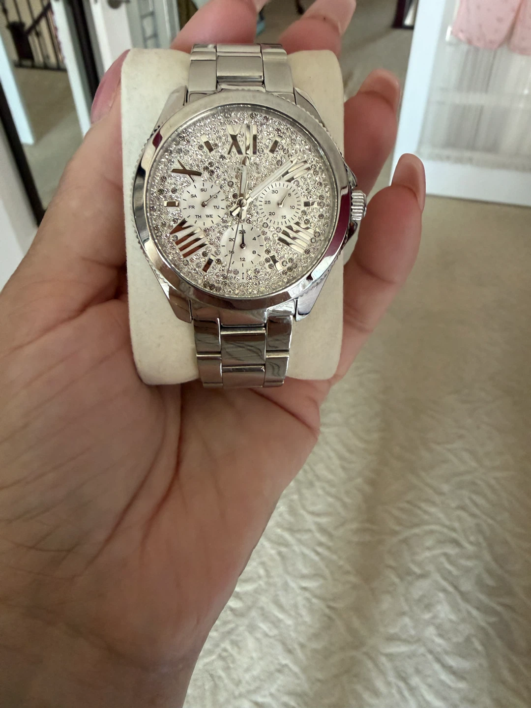 Fossil Women's Watch - Silver Tone Chronograph