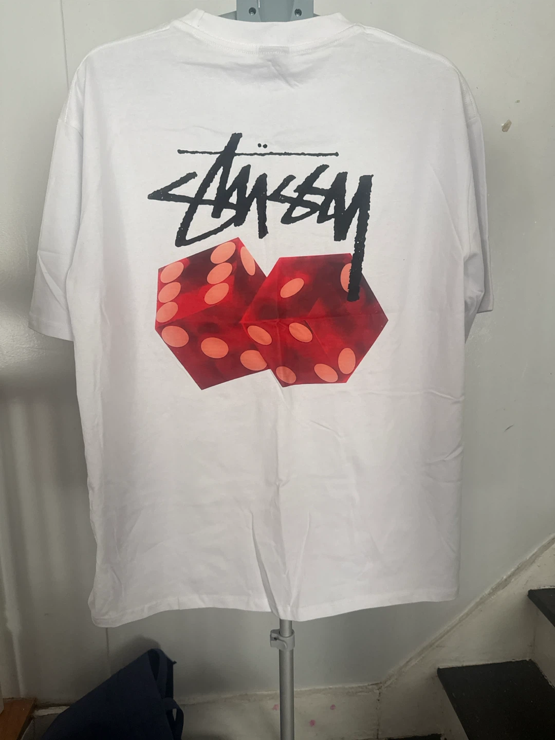 Stüssy White Dice Graphic T-Shirt XL - photo 3