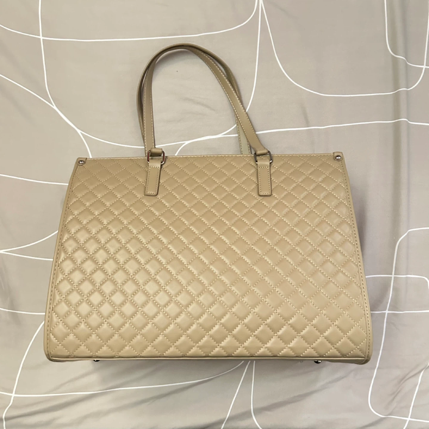 Large Capacity Beige Tote bag - photo 2