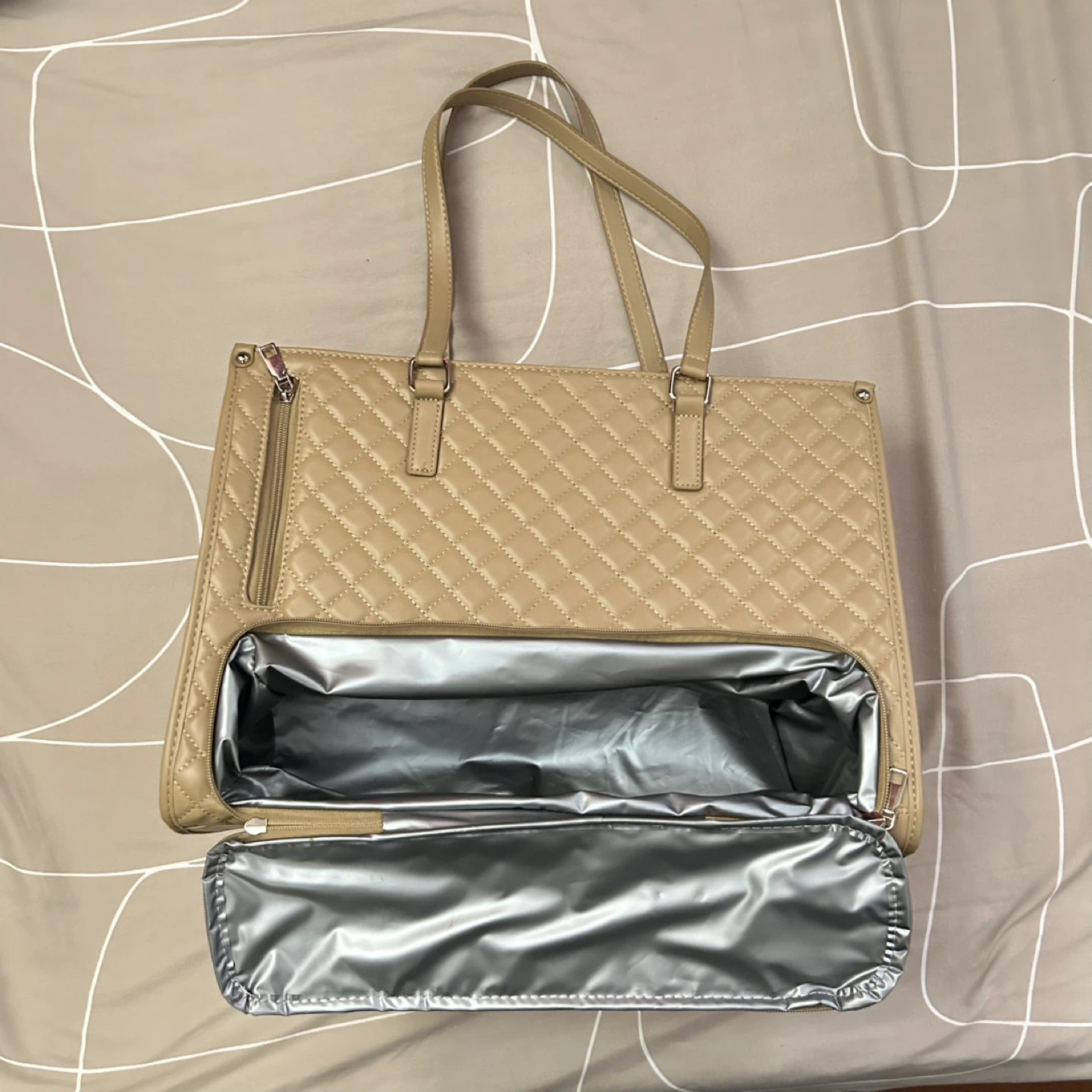 Large Capacity Beige Tote bag - photo 3