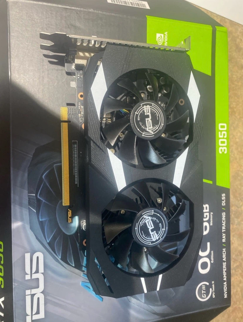 ASUS GeForce RTX 3050 OC 6GB GDDR6 - Used - Original Box Include - photo 2