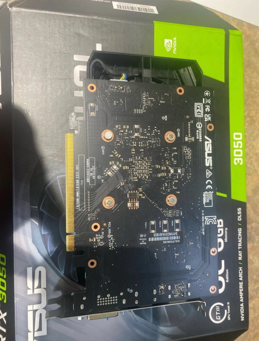 ASUS GeForce RTX 3050 OC 6GB GDDR6 - Used - Original Box Include - photo 3