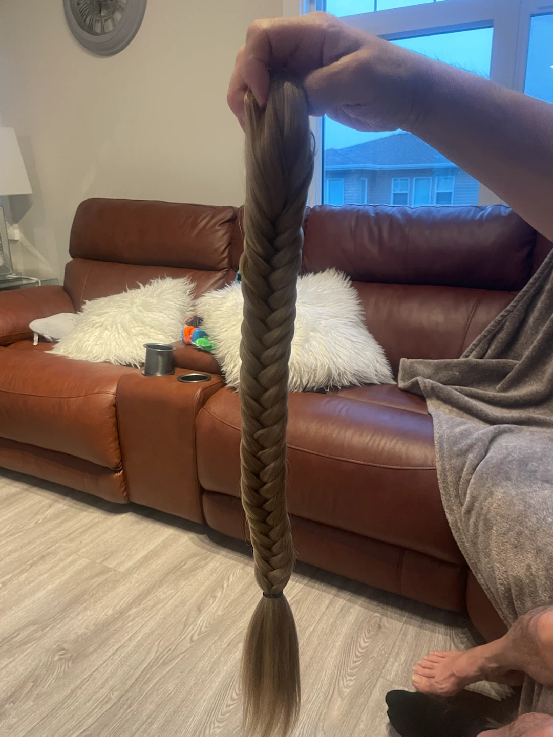 Beautiful Brand new Clip-in Braided Hair Extension