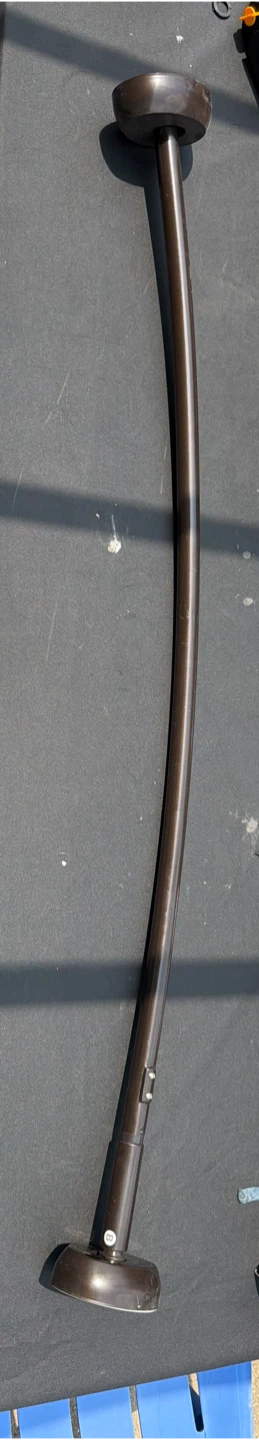 Shower Curtain Rod - Brown