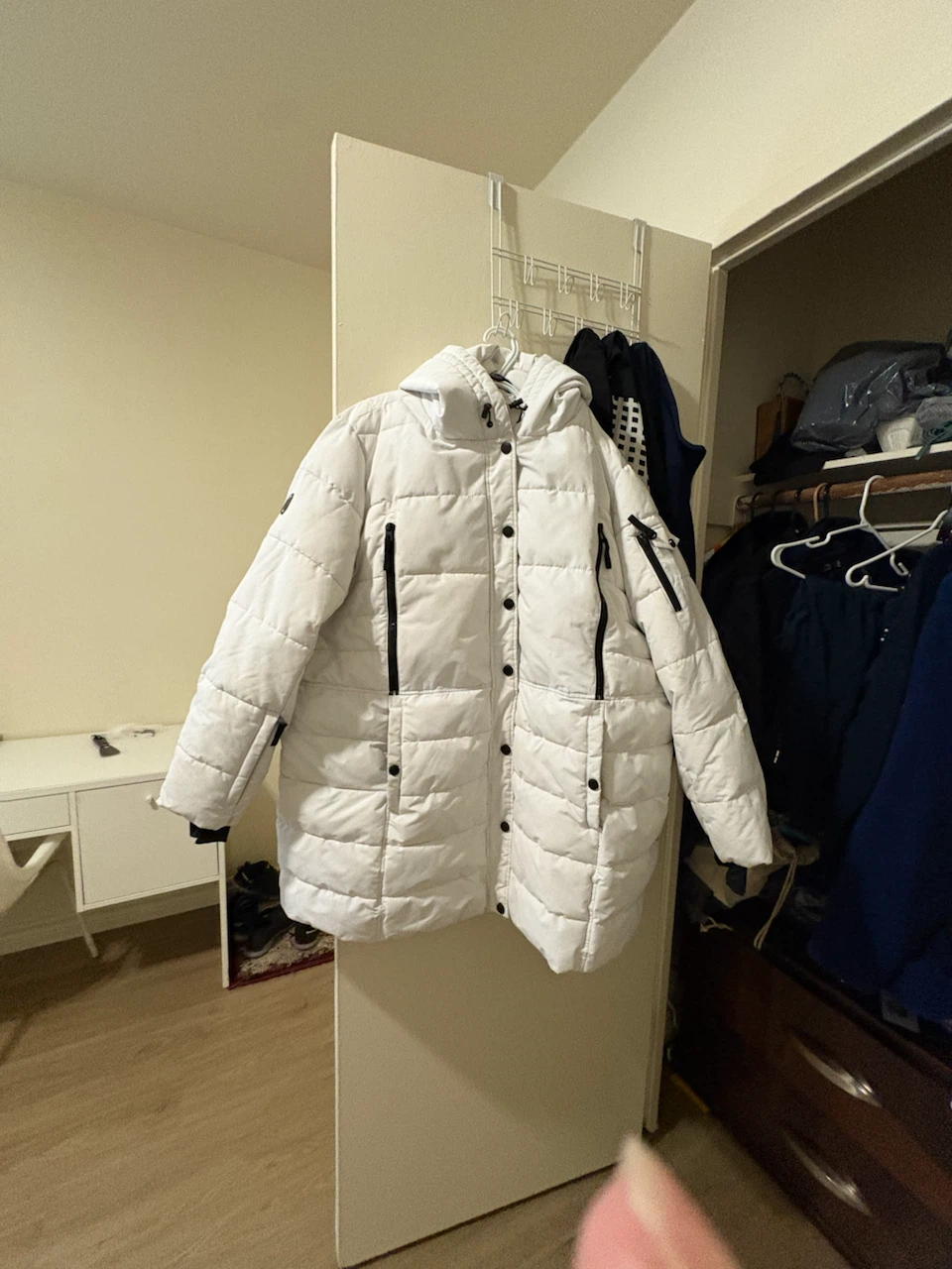 White Puffer Jacket