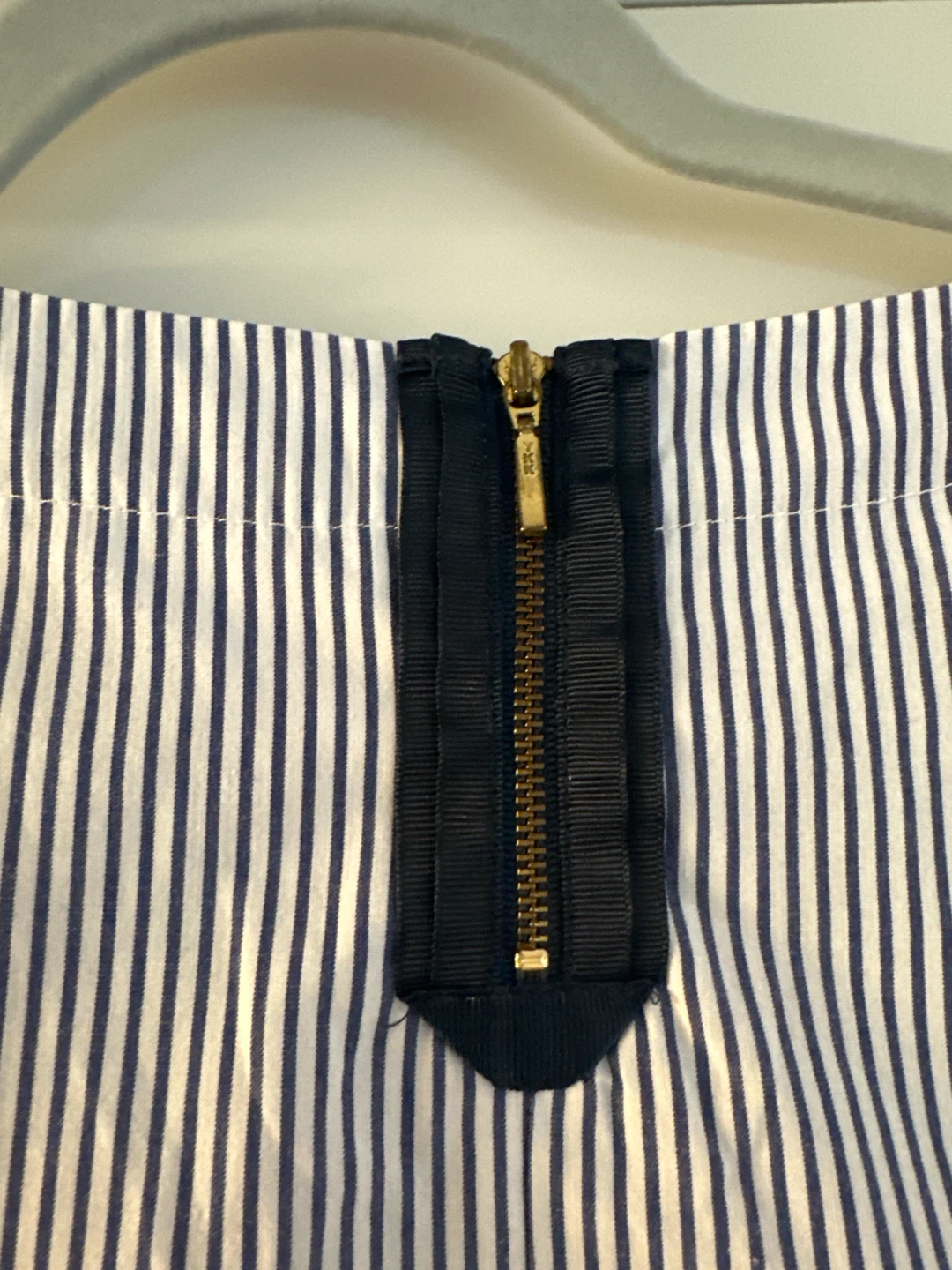 BEAMS HEART Striped Blouse-short wide sleeves - photo 4